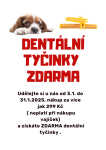 dentální pamlsky zdarma